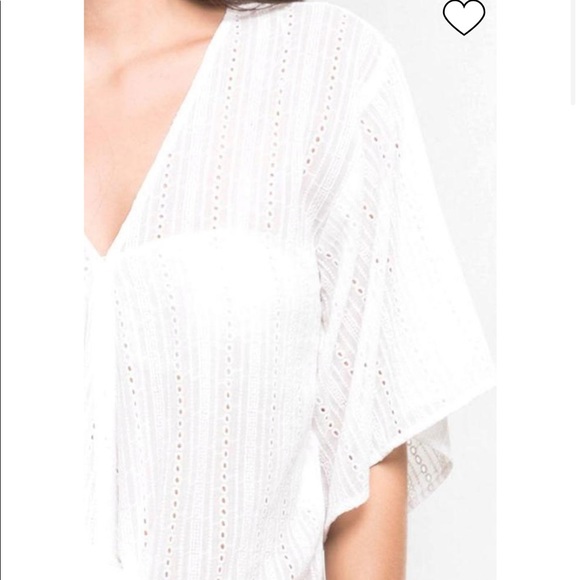 Love Stitch Front Tie Top - Picture 4 of 7